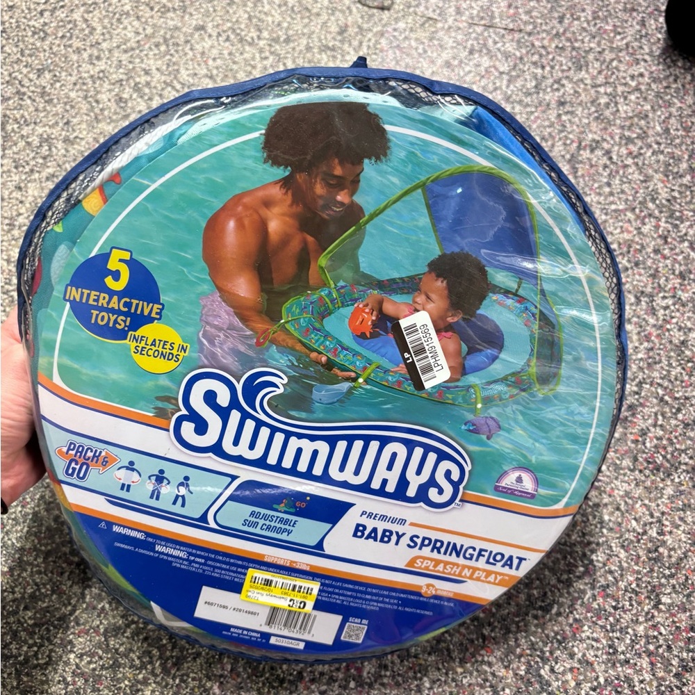 SwimWays Baby Float with Interactive Toys